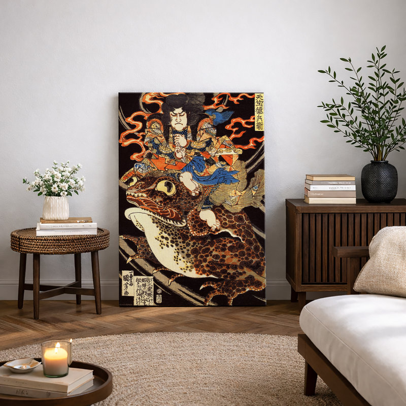 Samurai, H 36 po x l 24 po x P 1,5 po, Toile tendue