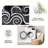 1PC Black Grey White Swirl Abstract Geometric area rugs for Living Room, Soft and Comfortable, Suitable for all seasons, easy-to-maintain, machine washable Indoor floor mat, Under Table Farmhouse suitable for dining room, bedroom, kitchen entryway,-2135508086