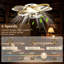 Gold Finish LED Ceiling Fan with Remote Control, 3 Colour Temperature Settings, Ideal for Bedroom Use