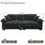 Canapé modulaire 90,55 po Modern-411355866