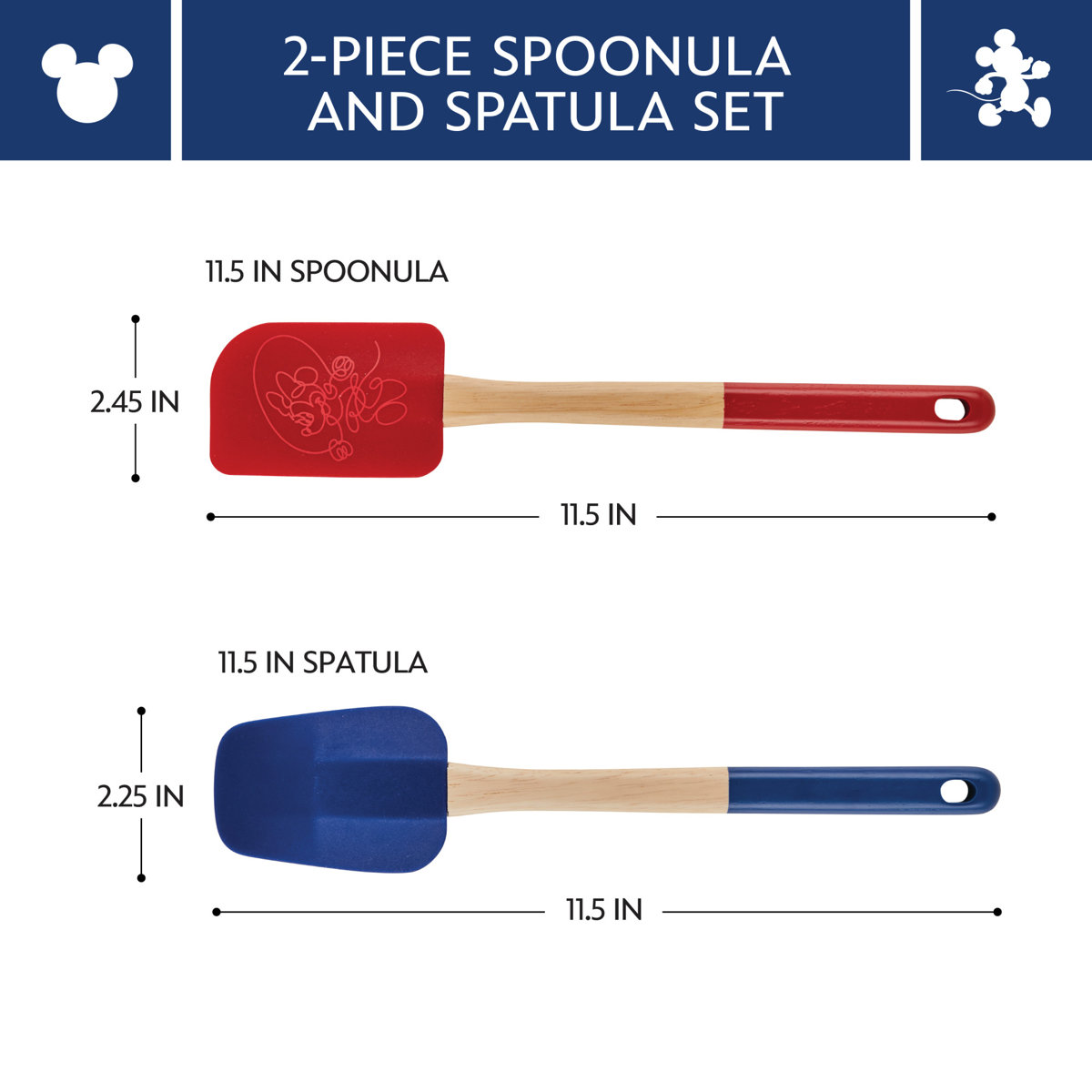 Disney Bon Voyage Kitchen Spatula And Spoonula - Thumbnail 2