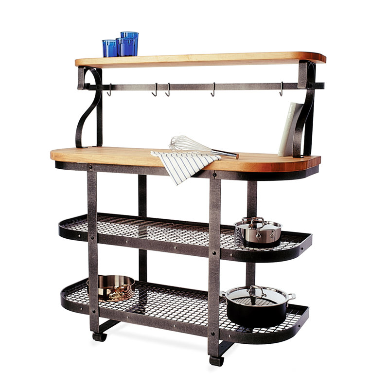 Premier Kitchen Cart Wood