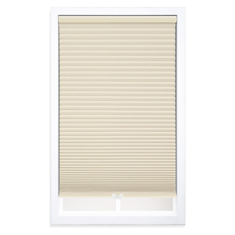Store alvéolaire occultant sans fil 1,5 po Coursey, Tanné, L 34,5 po x L 64 po