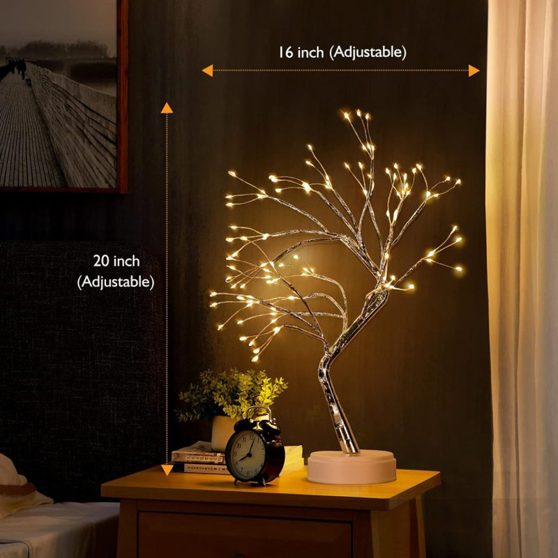 Tabletop Bonsai Tree DIY Artificial Night Light