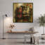 Tableau mural en métal doré « Zombie » de Danksy, 91,4 cm x 91,4 cm-234817548