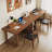 Nut-brown Rectangular Solid Wood desk-404251238