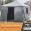 Housse de protection Sojag Universal Winter Plus pour abris de jardin, 10 pi x 10 pi, accessoires de pavillon