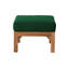 Porschea Square Outdoor Teak Ottoman Patio Ottoman-1630159692