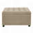 Classic Tufted Storage Ottoman with Nailhead Trim, Spacious Interior, and Versatile Use for Home Decor-327561760