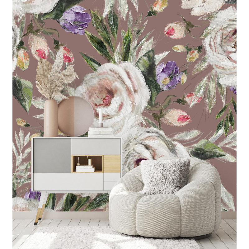 Peel & Stick Wall Mural, 10.42' W x 10.42' L