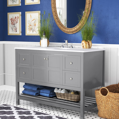 Elena 48'' Single Bathroom Vanity with Top