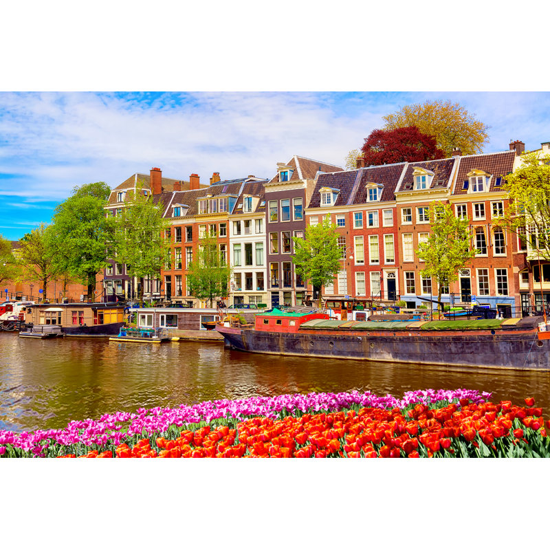 Emilios Amsterdam In Summer sur toile, H 8 po x l 12 po