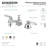 Kingston Brass Wilshire Two-Handle 3-Hole Deck Mount Widespread Bathroom Faucet with Brass Pop-Up Drain-29272915
