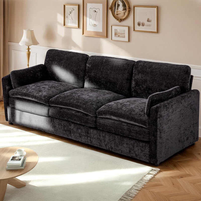 3 Seater Sofa, Black