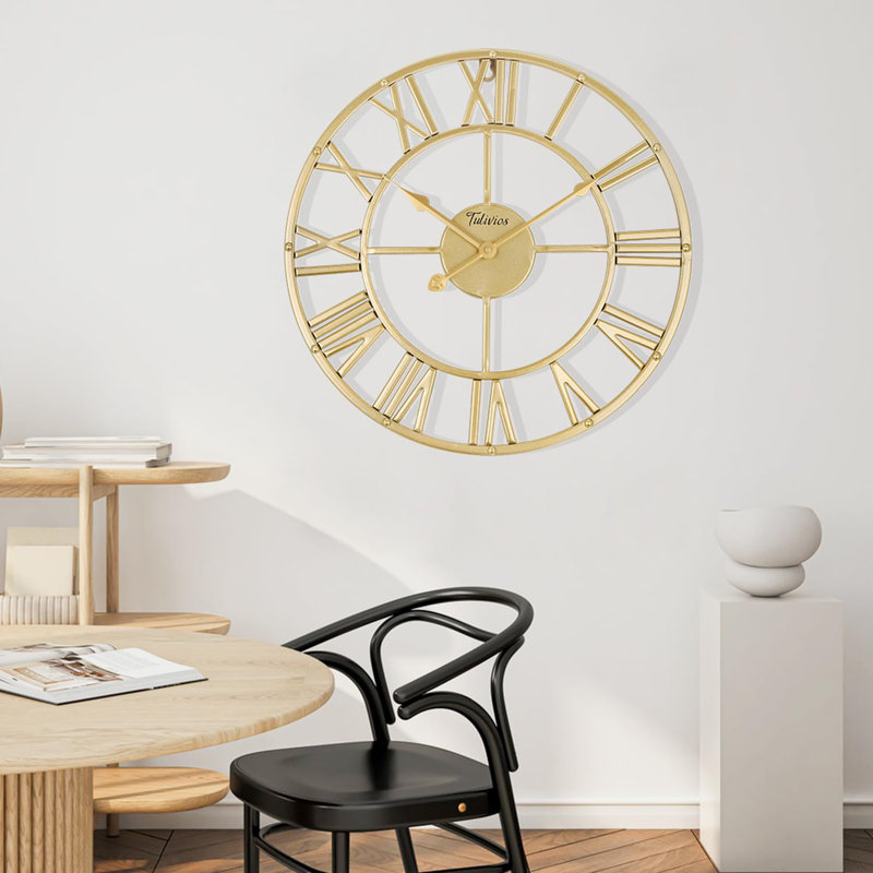 Horloge murale Retro Retro, Or