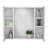 Artemisa Medicine Cabinet, Double Door, Mirror, One External Shelf-1818418127