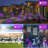 6 Pack Purple Solar Halloween Lights - Waterproof Flickering Flame Outdoor Lights, Garden Lawn Pathway Yard Halloween Decor