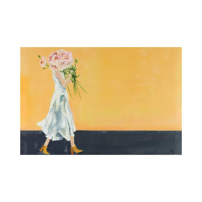 «Cafe Au Lait», reproduction sur toile tendue, Toile tendue, H 26 po x l 40 po x 1,5 po