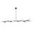10-Lights  Adjustable Modern Linear Branch Chandelier-123162534