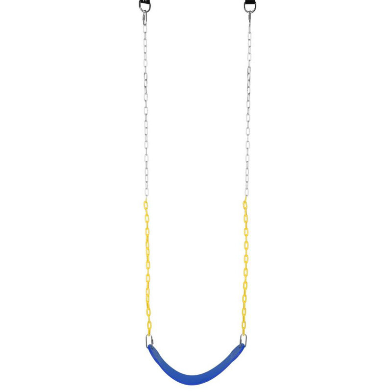 Winado Steel Belt Swing with Mounting Hangers, Blue