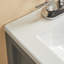 Meuble-lavabo simple autoportant entièrement assemblé avec comptoir