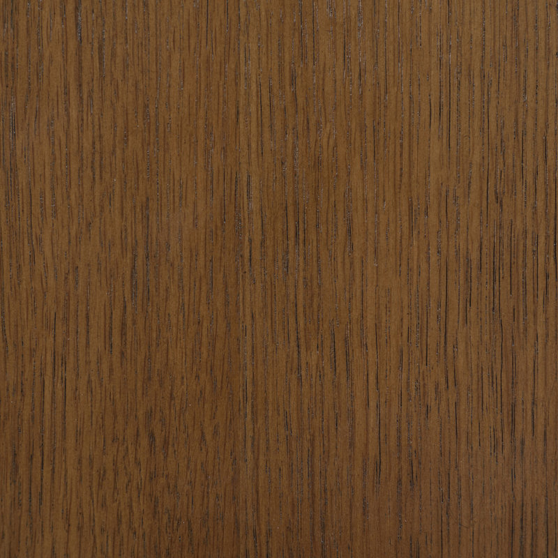 Table de salle à manger avec dessus en verre trempé brun de 36,25 po Waldorf, Brun