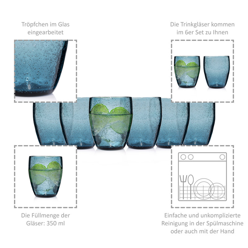 Trinkgläser-Set Samuel, Blue