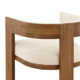 Imbali Ash Wood Upholstered Dining Chair