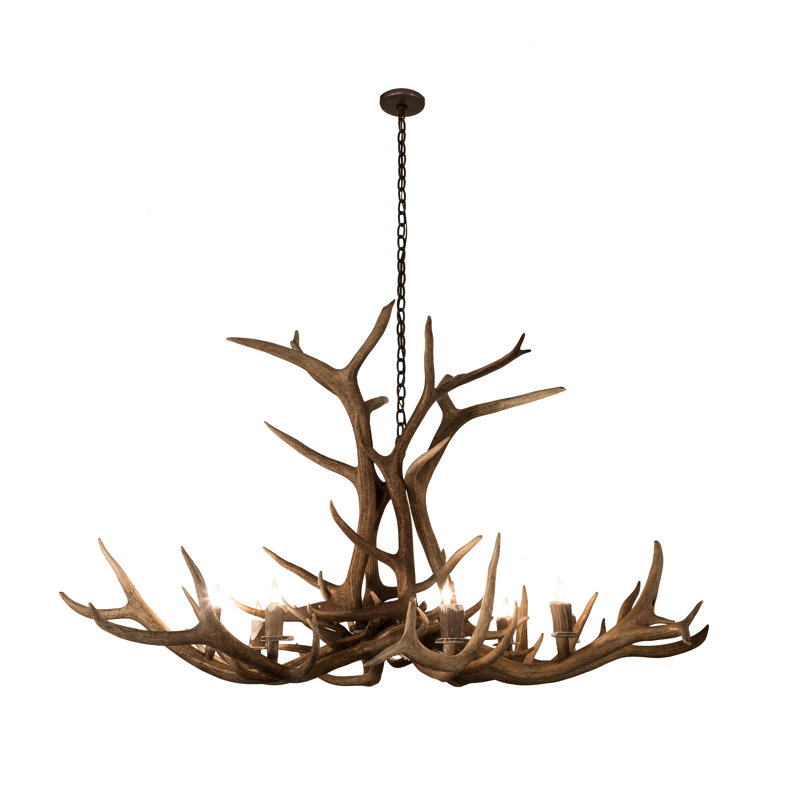 Rustic Lodge 8 - Light Chandelier