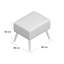 Elwyn 50cm Wide Rectangle Geometric Footstool Ottoman