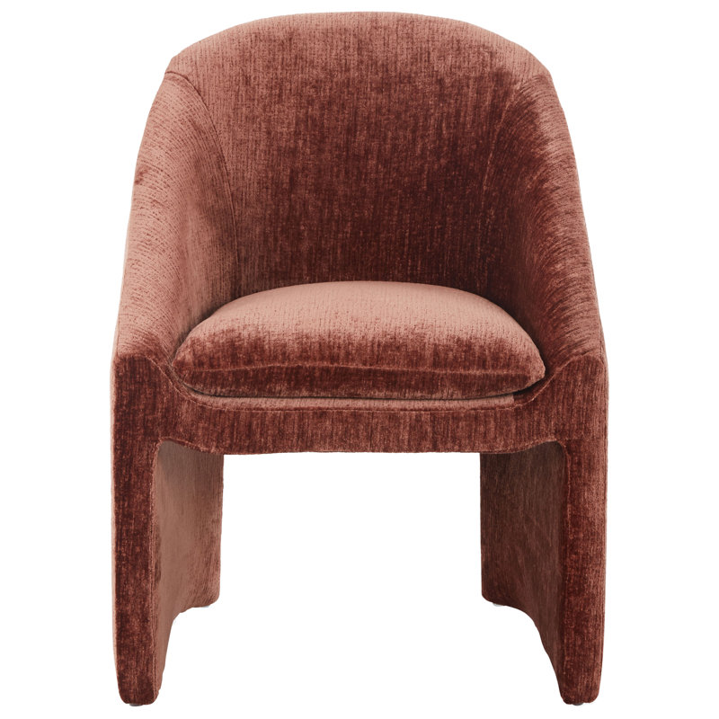 Kagan Chenille Dining Chair, Ochre
