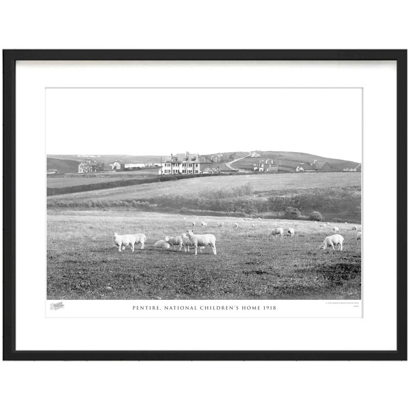 Pentire, National Childrens Home 1918 - Single Picture Frame Print, 28cm H x 36cm W x 2.3cm D