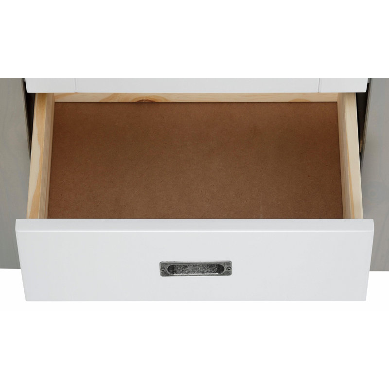 Amari 158cm Solid Wood Sideboard, Silver