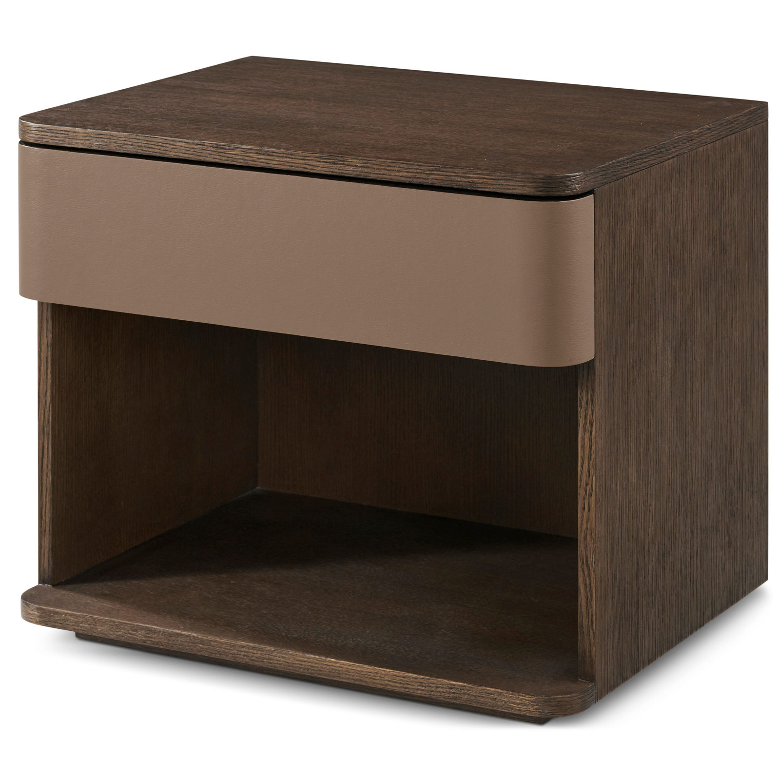 1 - Drawer Nightstand, Brown
