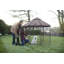 Enclos modulaire pour chiens de 1,5 m avec auvent – ​​Abri intérieur et extérieur pour animaux de compagnie-69682213-69682215