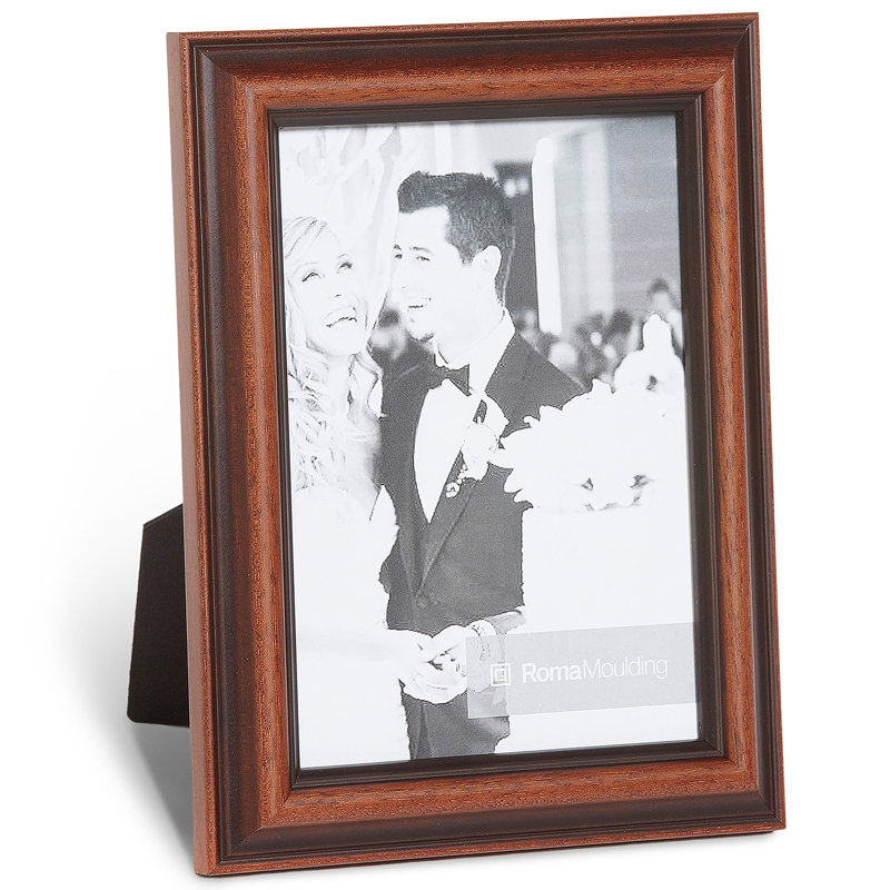 Cadre photo Ramino, 4" x 6", Laque d'acajou