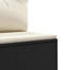  Ensemble de 7 chaises de patio noires