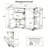 Rolling Kitchen Island Cart with Drop Leaf Countertop, Hidden Trash Compartment & Pull-Out Storage Organizer-129521285