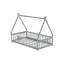 Lit simple en forme de tente, lit tipi avec garde-corps et lattes-1970274242