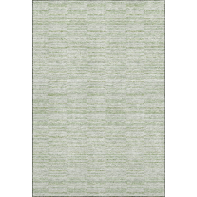 Premium Machine Washable Prisco Sage Rug
