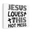 This Hot Mess - Wrapped Canvas Print-1551256578