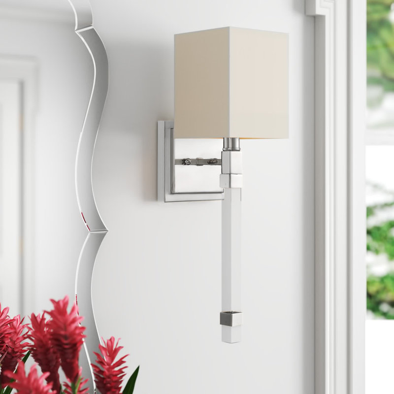 Lizbeth Steel Wallchiere, Polished Nickel