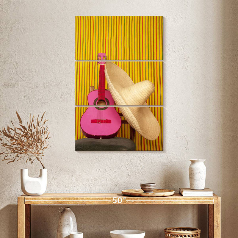 Guitare mexicaine Abarca, H 38 po x l 24 po