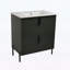 Meuble-lavabo 30 po avec lavabo en céramique-545120416
