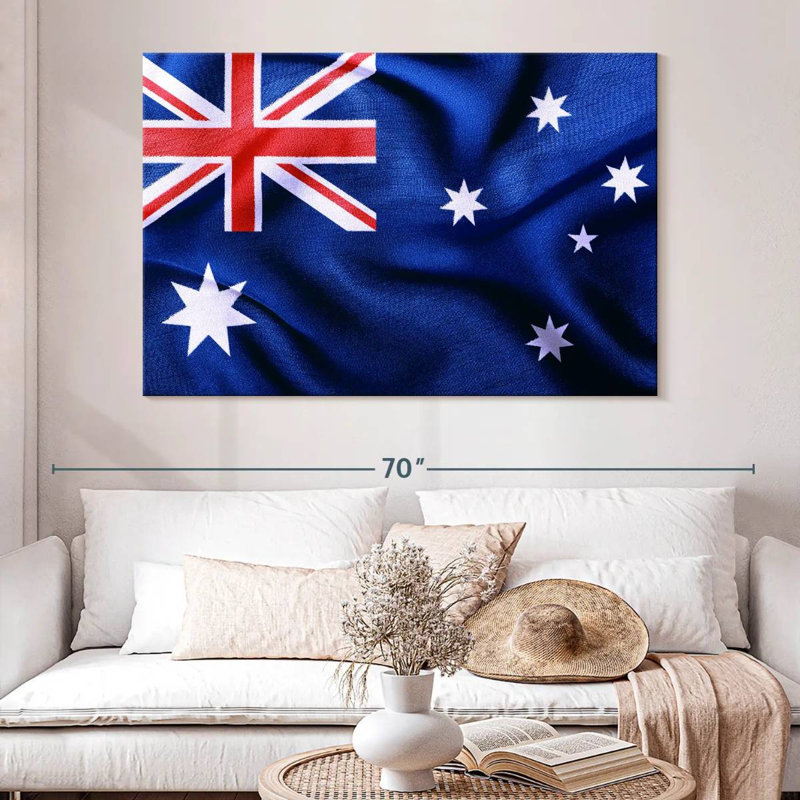 Drapeau australien Borges, H 34 po x l 51 po