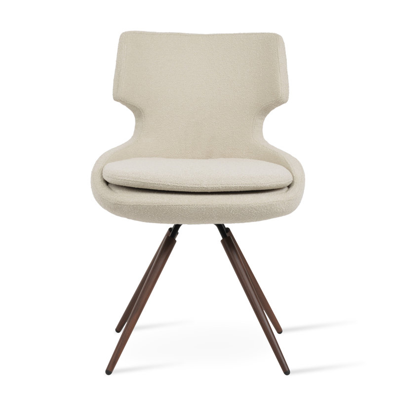 Chaise d'appoint pivotante carotte Patara