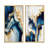 Abstract Geode Gold And Blue Marble - Marble Abstract Wall Decor Set Of 2-1920878407-1920878405
