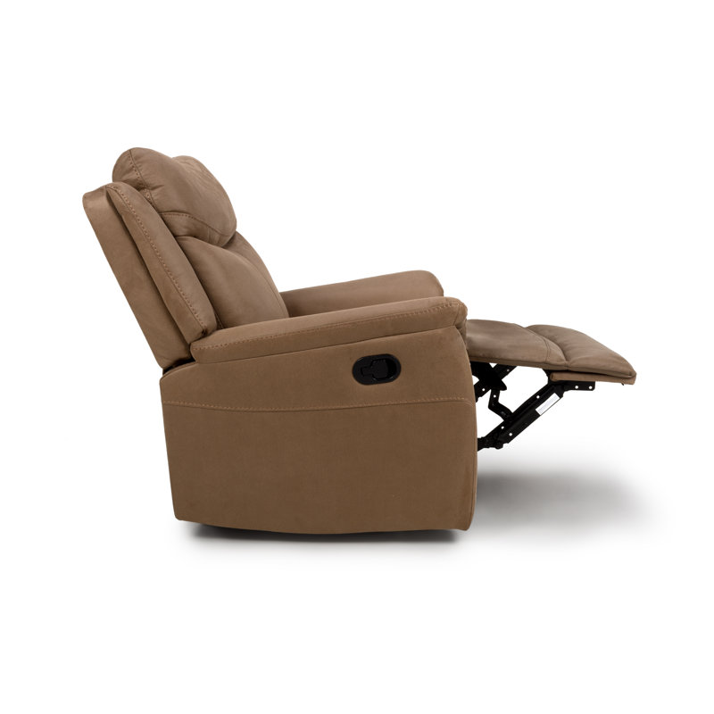 Winchell 89cm Wide Standard Recliner, Caramel