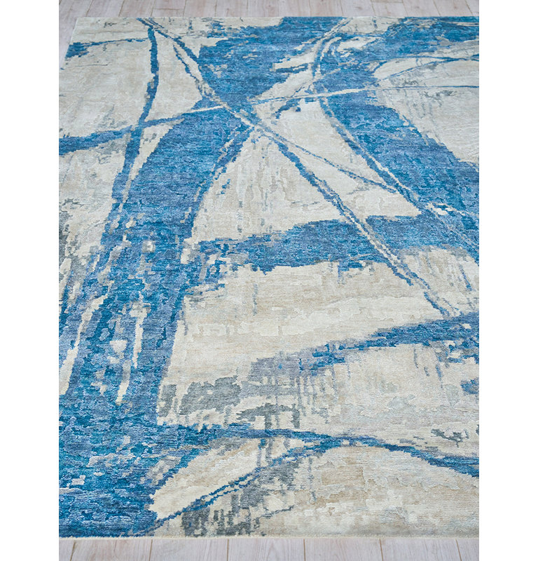 Floor Art Abstract Area Rug, Rectangle 8' x 10'