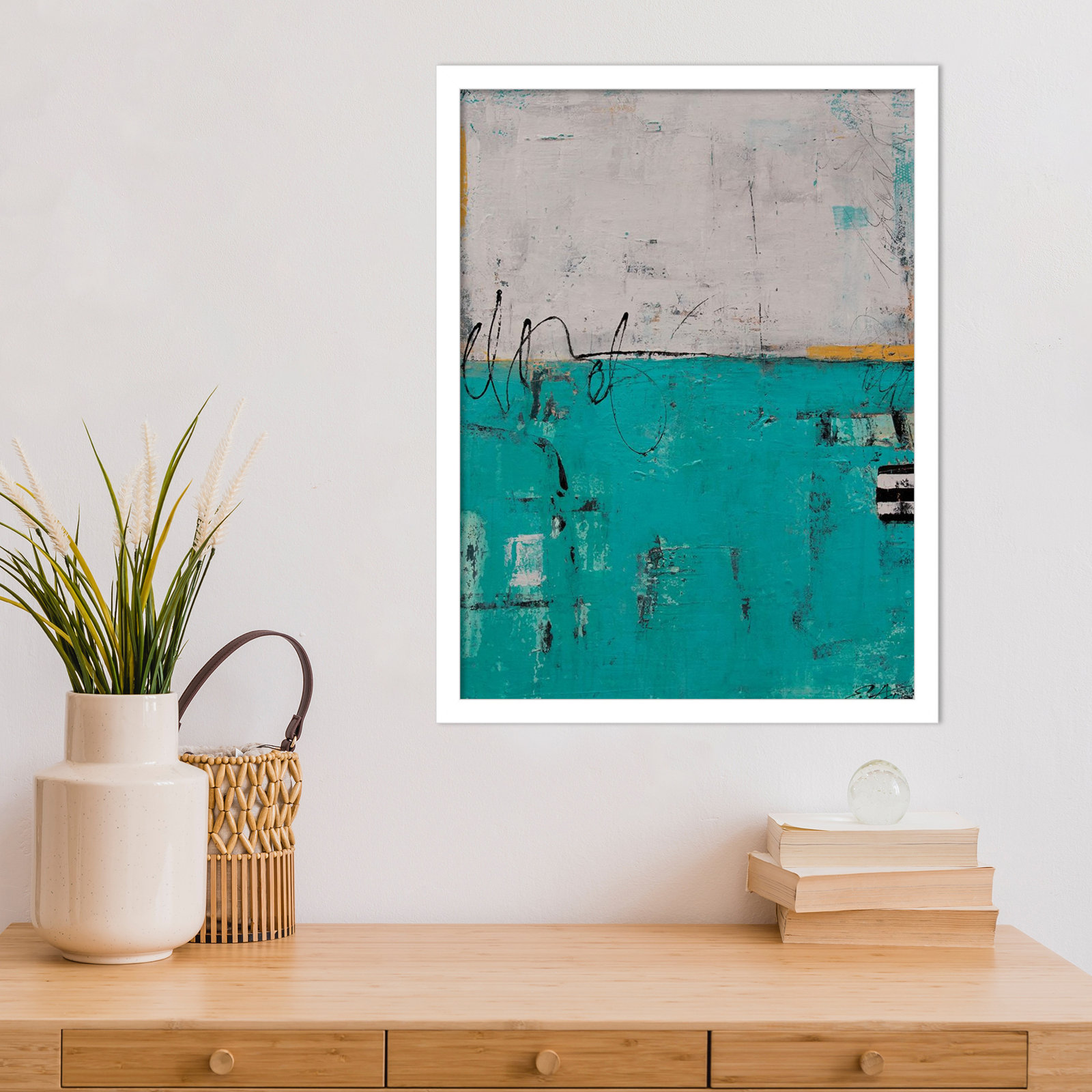 Urban Harmony Print by Erin Ashley, 21" H x 16" W, White